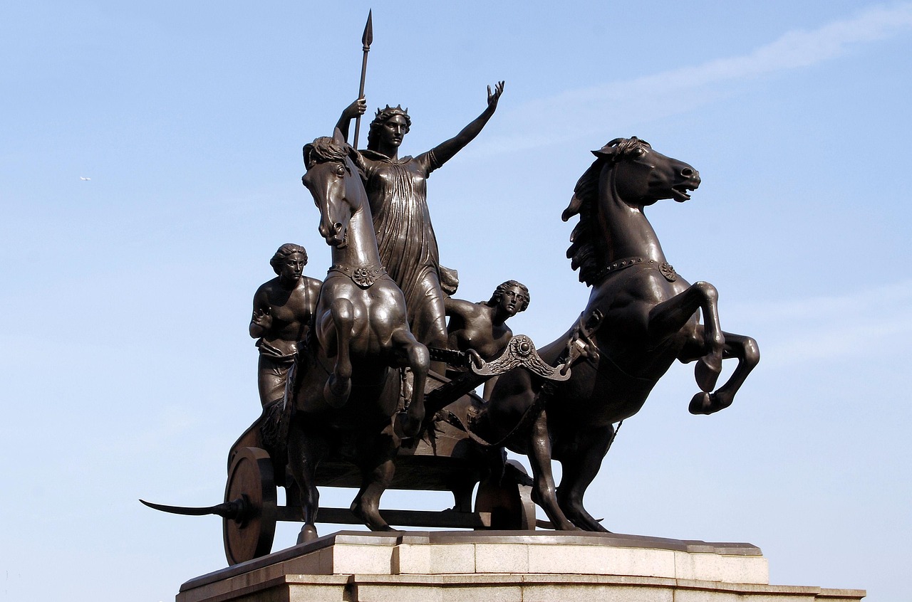 statue of Boudicca, Westminster, London